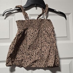 Leopard Print Sleeveless Top